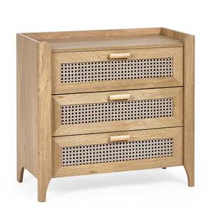 SYD003 3 Drawer Chest - Oak