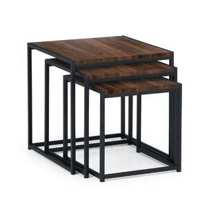 TRI501 Nest Of 3 Tables - Walnut