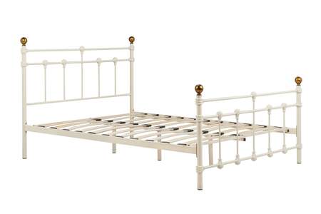 Small Double Bed Cream