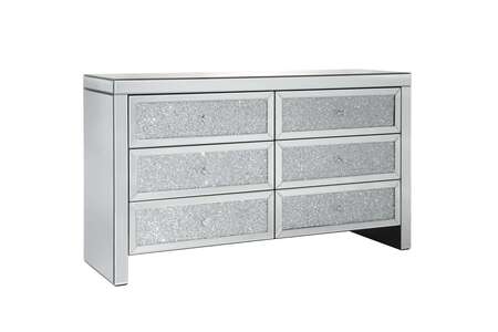VIECH6MIR 6 Drawer Chest White