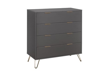 ARL4CCHA 4 Drawer Chest Charcoal