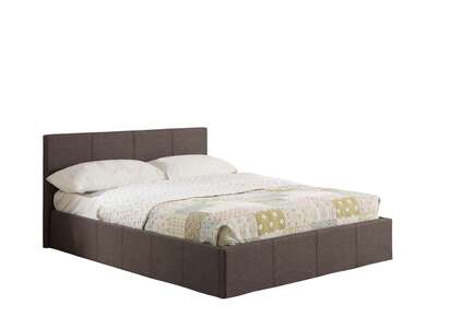 BEFOT46GRYV2 Double Ottoman Bed Grey