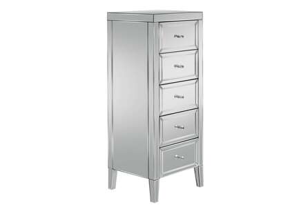 VAL5NCMIR 5 Drawer Narrow Chest