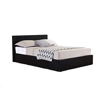 BEOTB4BLKV2 Small Double Ottoman Bed Black