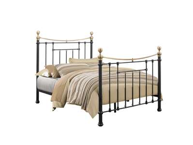 BROB46BLK Double Bed Black