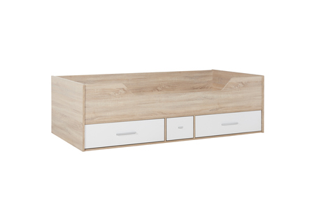 CAMCB3WOAK Cabin Bed White & Oak Effect