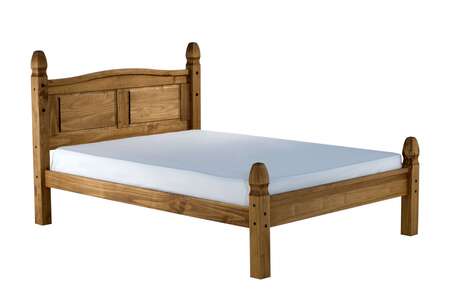 COROB46LPINV3 Low End Double Bed Pine