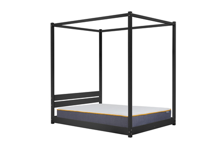 DRWB5BLK Four Poster King Bed Black