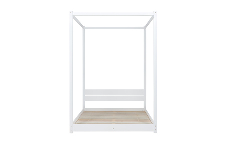 DRWB5WHT Four Poster King Bed White