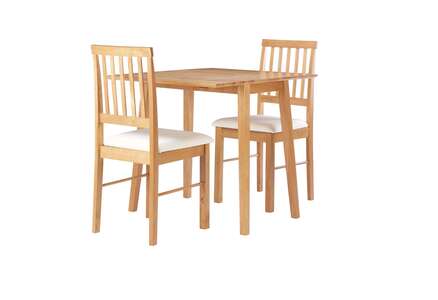 DRODSOAKV4 Leaf Dining Set Oak