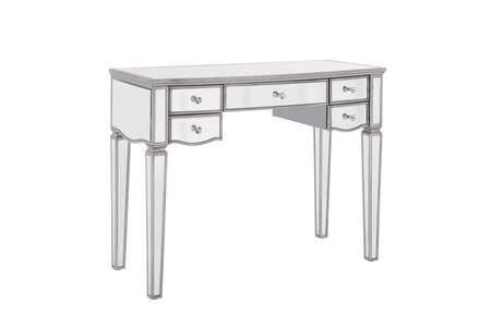 ELY5DTMIRV2 5 Drawer Dressing Table White