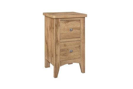 HAM2DBSOAK 2 Drawer Bedside Oak