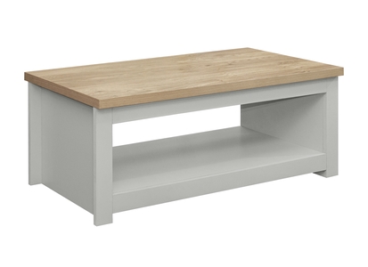 HIGCTGOK Coffee Table Grey & Oak