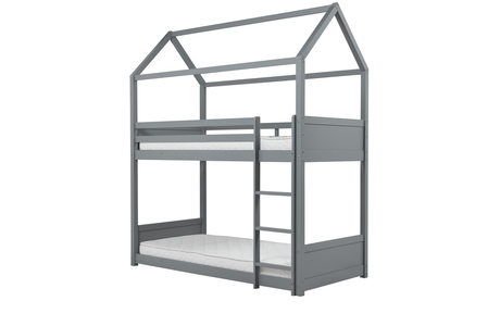 HOMBBGRY Bunk Bed Grey