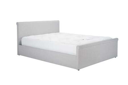 STROT46GRY Double Ottoman Bed Grey