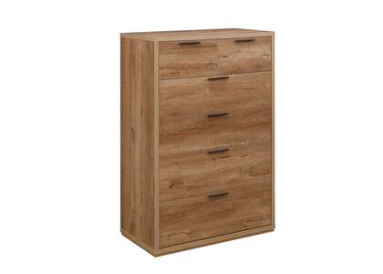 SKW42CHROE 4 + 2 Chest Rustic Oak