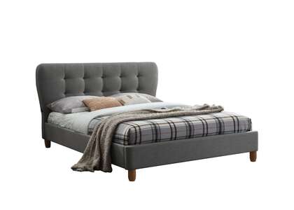 STOB46GRY Double Bed Grey