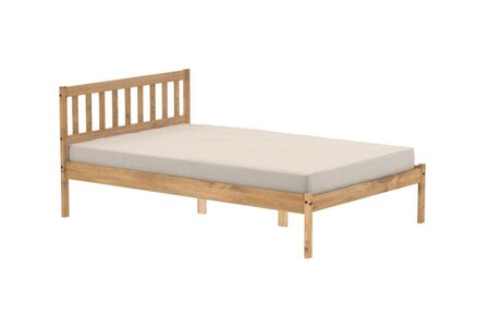 LISB46PIN Double Bed Brown