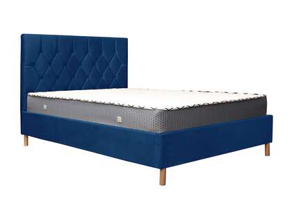LOXB46BLUV2 Double Bed Blue