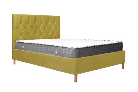LOXOTB46MUS Double Ottoman Bed Mustard