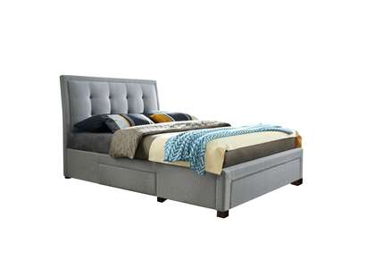 SHEB46GRY Double Bed Grey