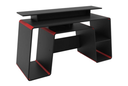 ONYGCDBRD Gaming Computer Desk Black & Red