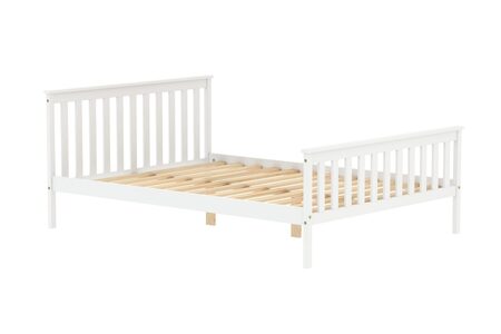OXFB46WHT Double Bed White