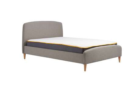 QUEB4GRYV2 Small Double Bed Grey