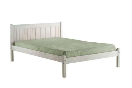 RIO4BWHTV2 Small Double Bed White
