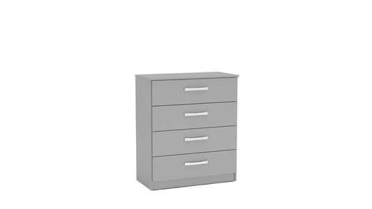 LYNCH4GRY 4 Drawer Chest Grey