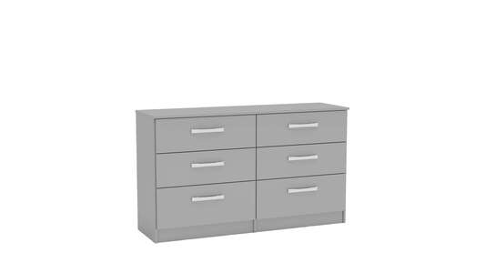 LYNCH6GRY 6 Drawer Chest Grey