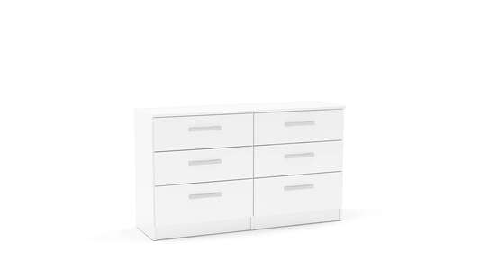 LYNCH6WHT 6 Drawer Chest White