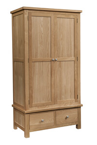 DOR032 Double Wardrobe With 2 Drawers