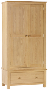 MOR032 Double Robe With 1 Drawer