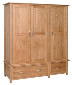 NW50 Triple Wardrobe With 2 Drawers