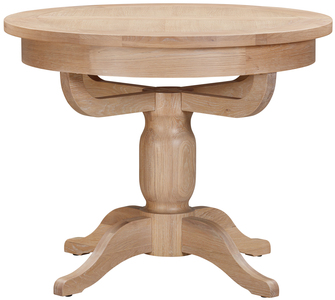 WIL140 Round Pedestal Extending Table