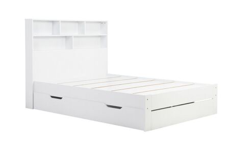 ALFSB3WHT Single Storage Bed - White