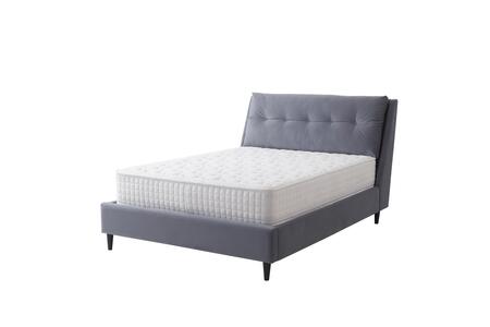 AVA-404-GR 4'6" Bed - Grey