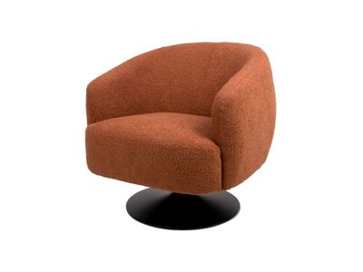 CLU-321-RT Accent Chair - Rust