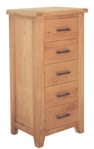 HAM-428 5 Drawer Slim Chest