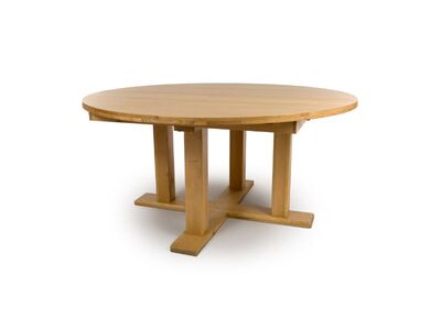 MAD-161E Extending Round Dining Table 1600mm-2100mm
