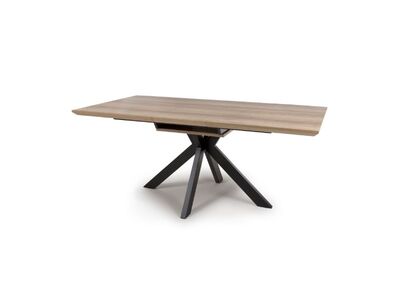 MAN-183-OK Extending Table 1400mm - 1800mm Oak