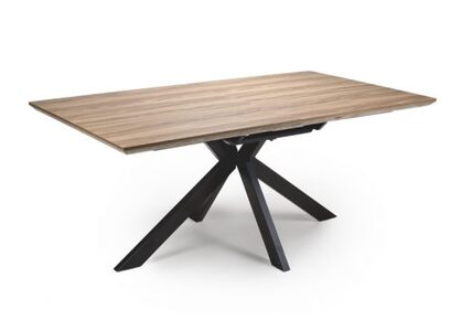 MAN-223-LW Extending Table 1800-2200mm Light Walnut