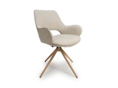 PER-111-NT Swivel Chair - Natural