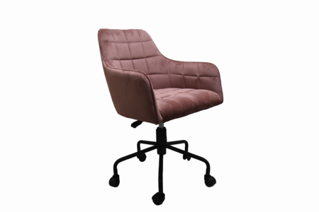 VIE-511-BS Swivel Chair - Blush