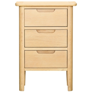 BER001 3 Drawer Bedside