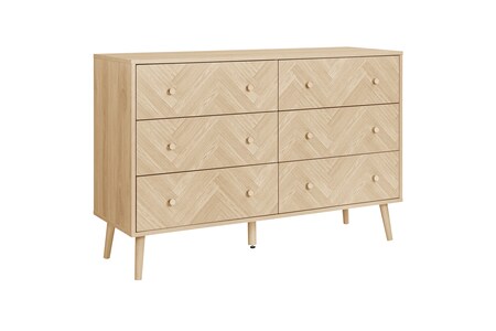 HER6CHOAK- Herringford 6 Drawer Chest