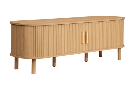 AXETVOAK Fluted TV Unit Oak