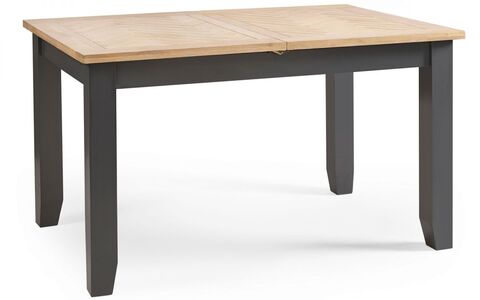 BOR101 Extending Dining Table Dark Grey