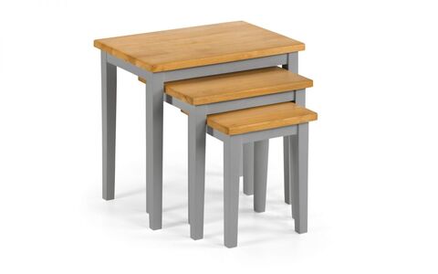 CLE103 Nest Of Tables 2 Tone Grey & Oak